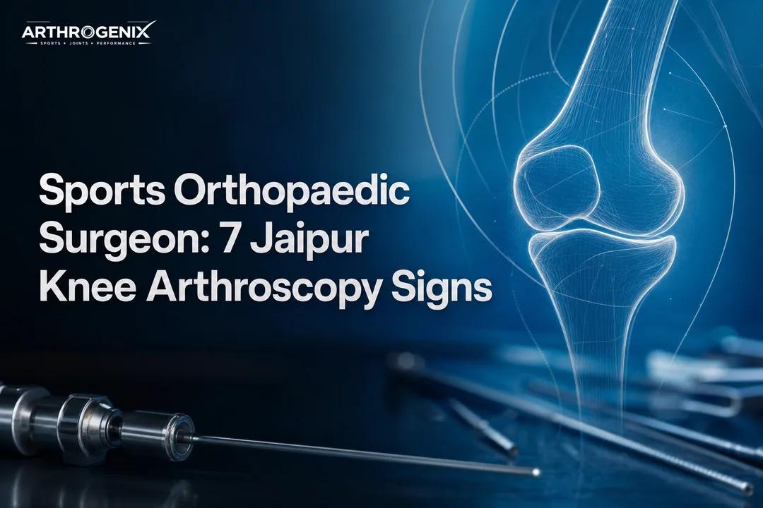 Featured image for sports orthopaedic surgeon guide on 7 Jaipur knee arthroscopy signs